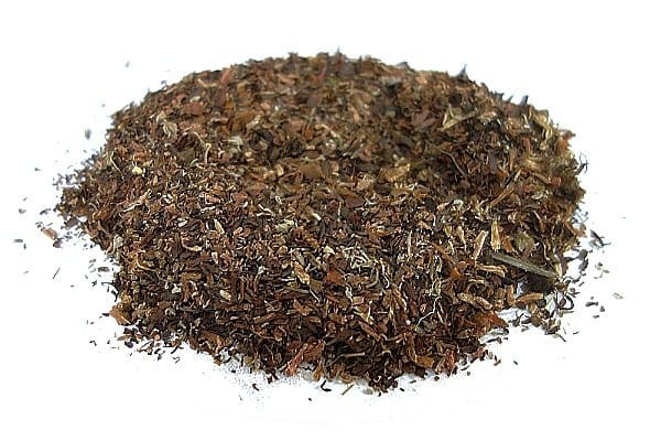 Een plantenextract afkomstig van de Pasuchaca-plant, geschikt voor gebruik als thee-extract in kruidentoepassingen.