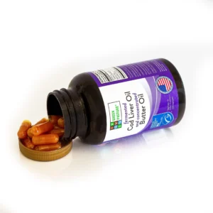 Gefermenteerde levertraan & geconcentreerde boterolie mix – Capsule – MSC-gecertificeerd